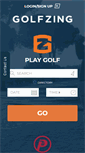 Mobile Screenshot of golfzing.com